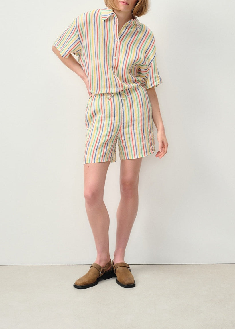 American Vintage - Camisa Amplia MC Estampada - Charly - Mujer