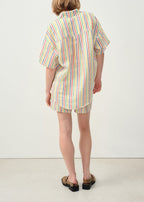 American Vintage - Camisa Amplia MC Estampada - Charly - Mujer
