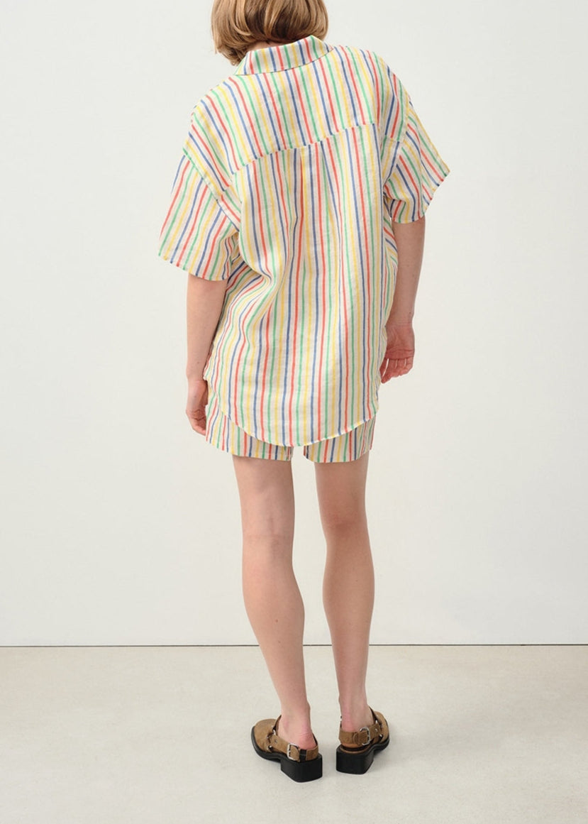 American Vintage - Camisa Amplia MC Estampada - Charly - Mujer