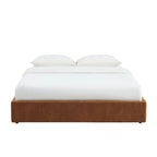 Ivy - Letto contenitore - Tessuto marrone