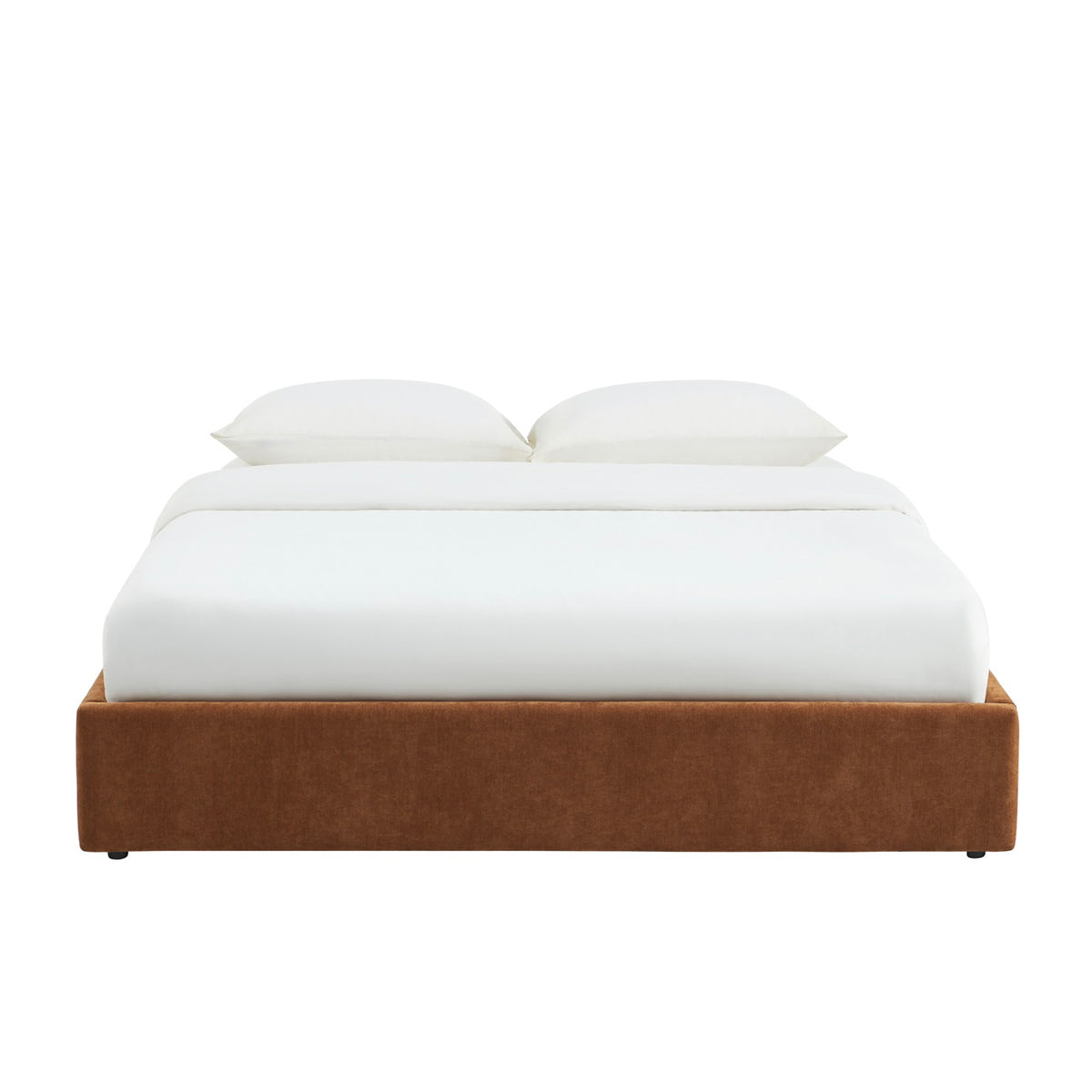 Ivy - Letto contenitore - Tessuto marrone