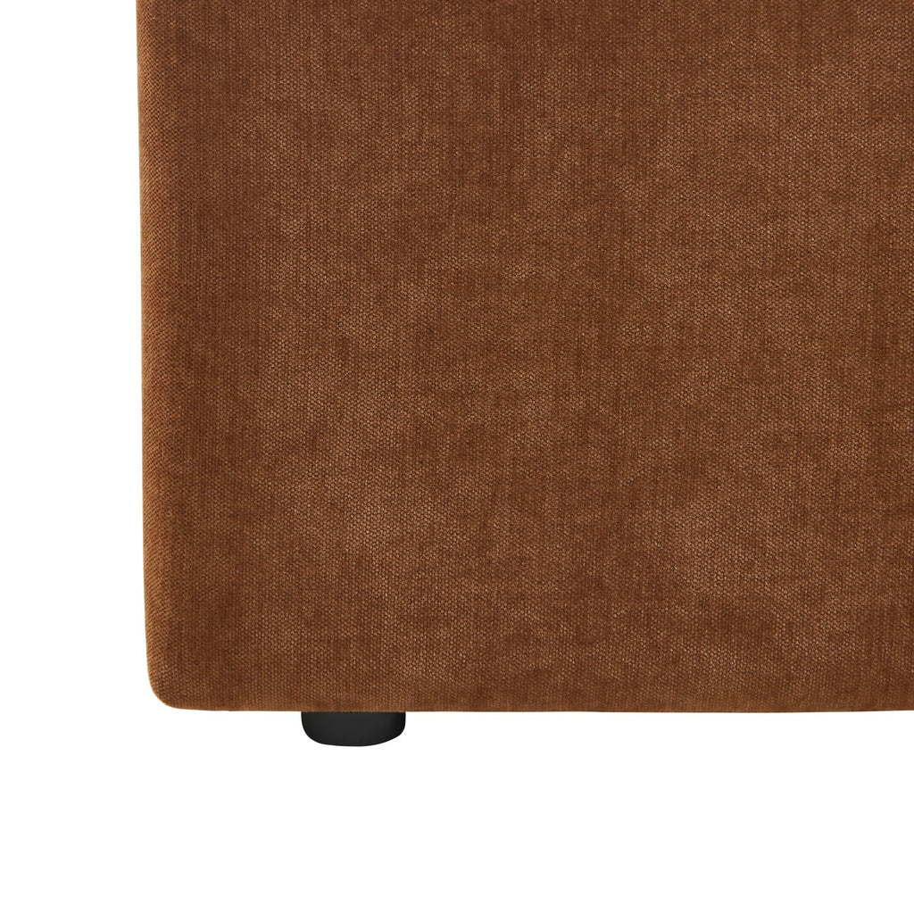 Ivy - Letto contenitore - Tessuto marrone