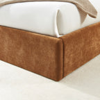Ivy - Letto contenitore - Tessuto marrone