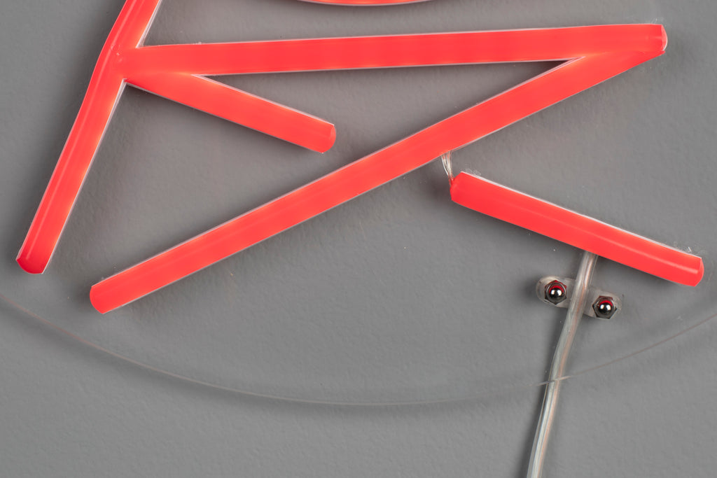 Sya Été - Neon Wall Lamp - Acrylic - Red/Orange