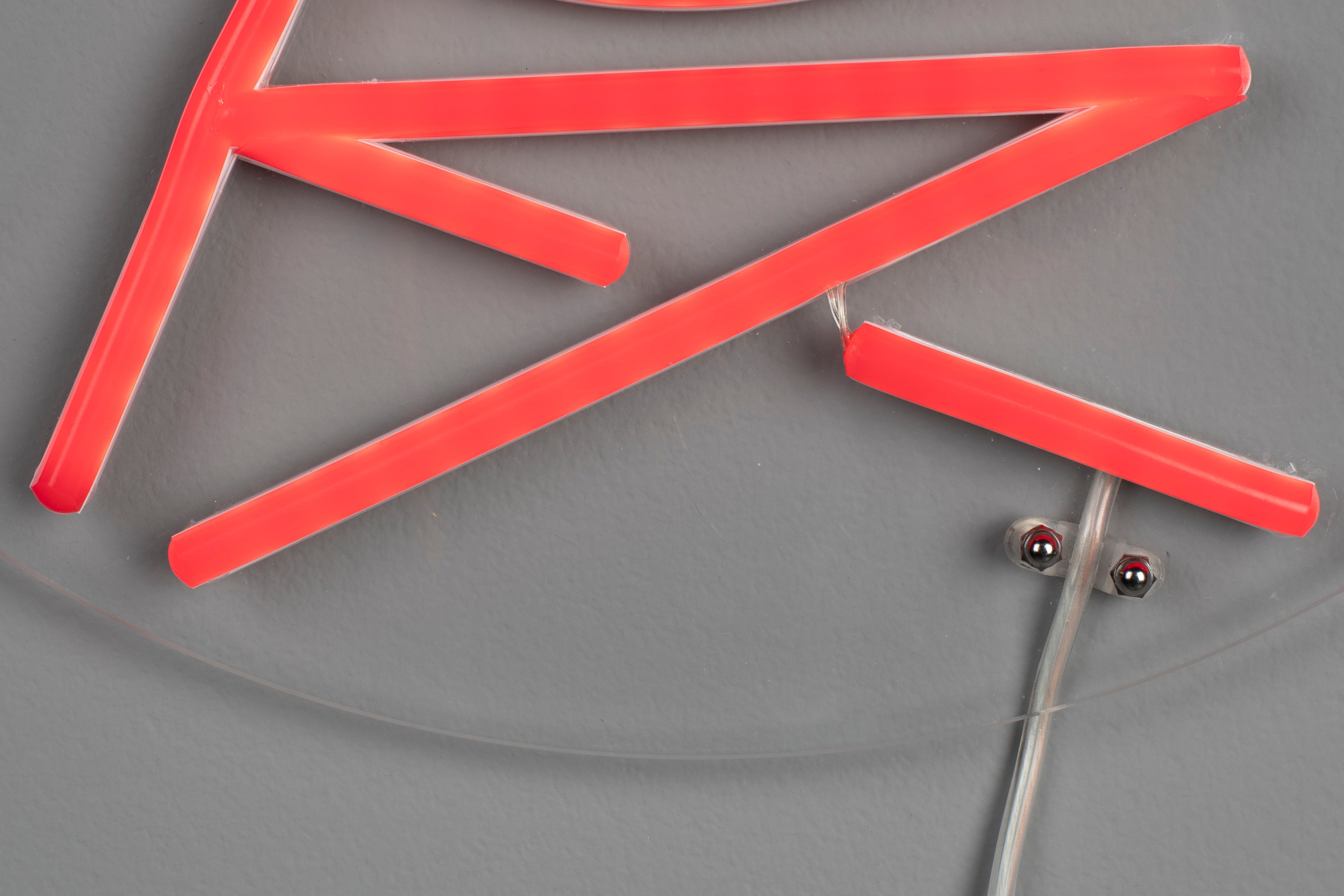 Sya Été - Neon Wall Lamp - Acrylic - Red/Orange