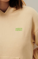 American Vintage - ML Hooded Sweatshirt - Nude Vintage - Women's