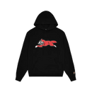 Ice Cream - Running Dog Popover Hood Black