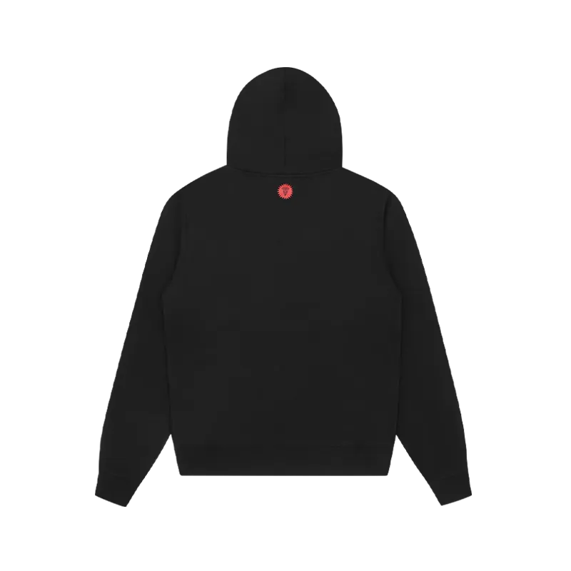 Ice Cream - Running Dog Popover Hood Black