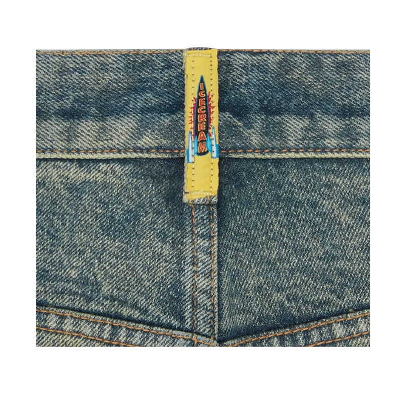 Ice Cream - Short Running Dog Denim Vintage Wash