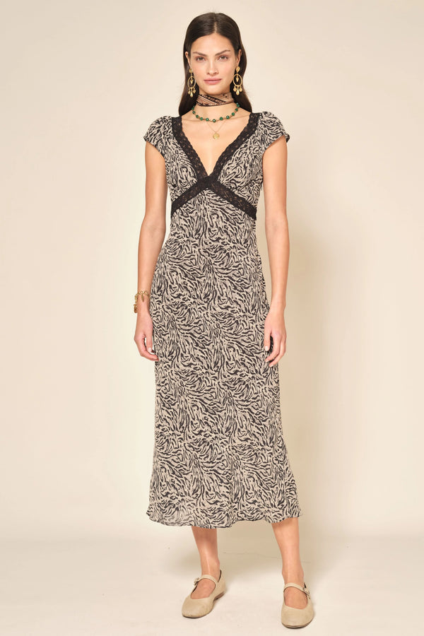 Vestido tostado Leo de Iggy Sun