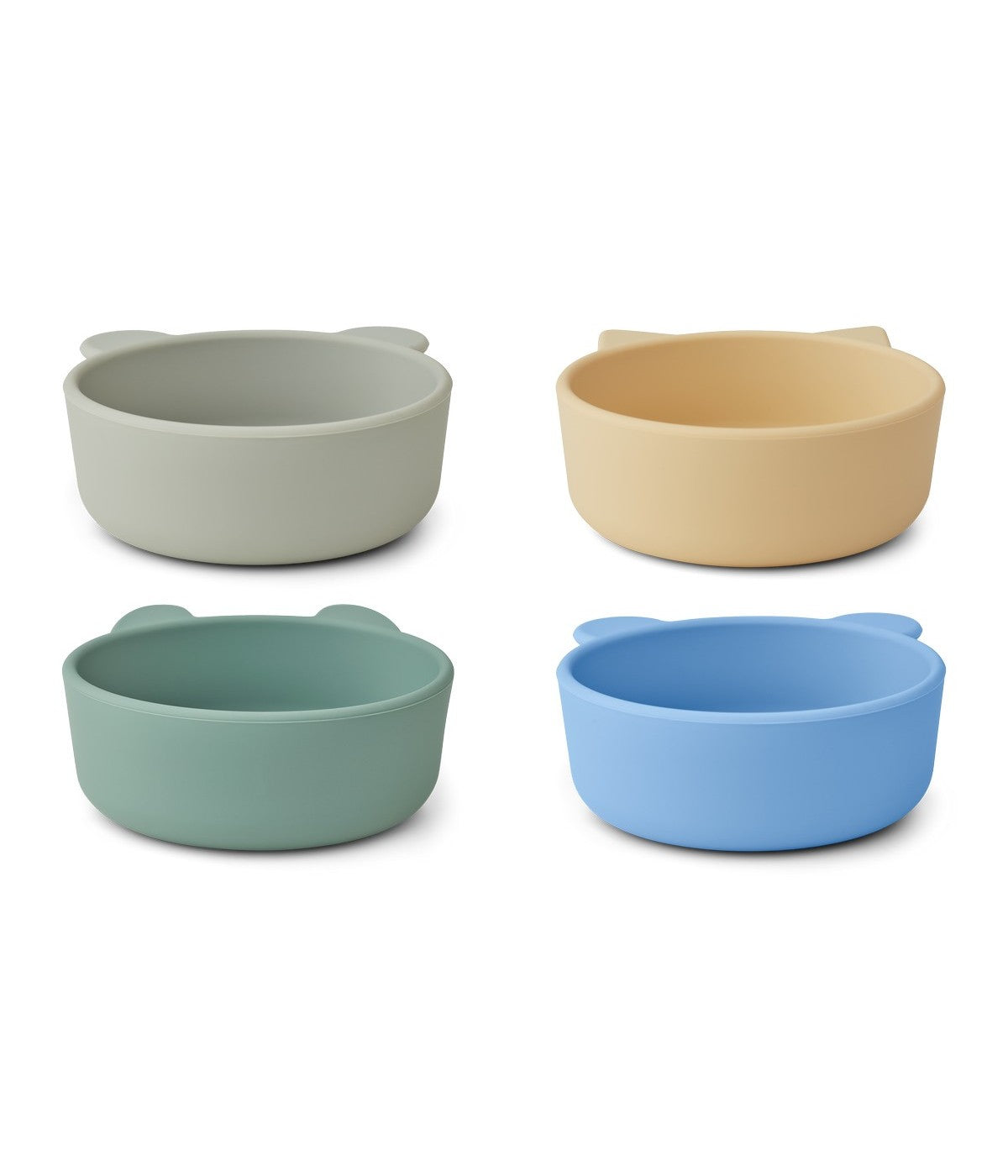 Set of 4 Iggy Silicone Bowls - Multi-Ingredient Peppermint Mixing