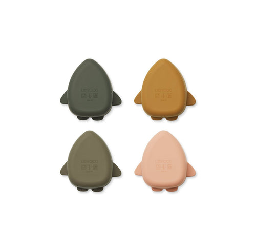 Bol En Silicone Mignon - Lot De 4 Iggy - Space Multi Mix
