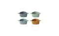 Cute Silicone Bowl - Set of 4 Iggy - Space Blue Multi Mix