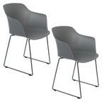 Tango - Dining Room Armchair - Polypropylene Plastic - Gray