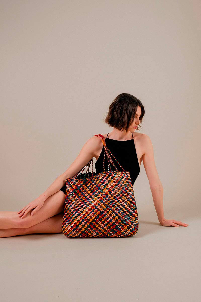 Borsa shopping Frida XXL - Multicolore