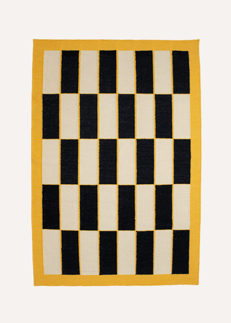 Alfombra - Cuadrado negro