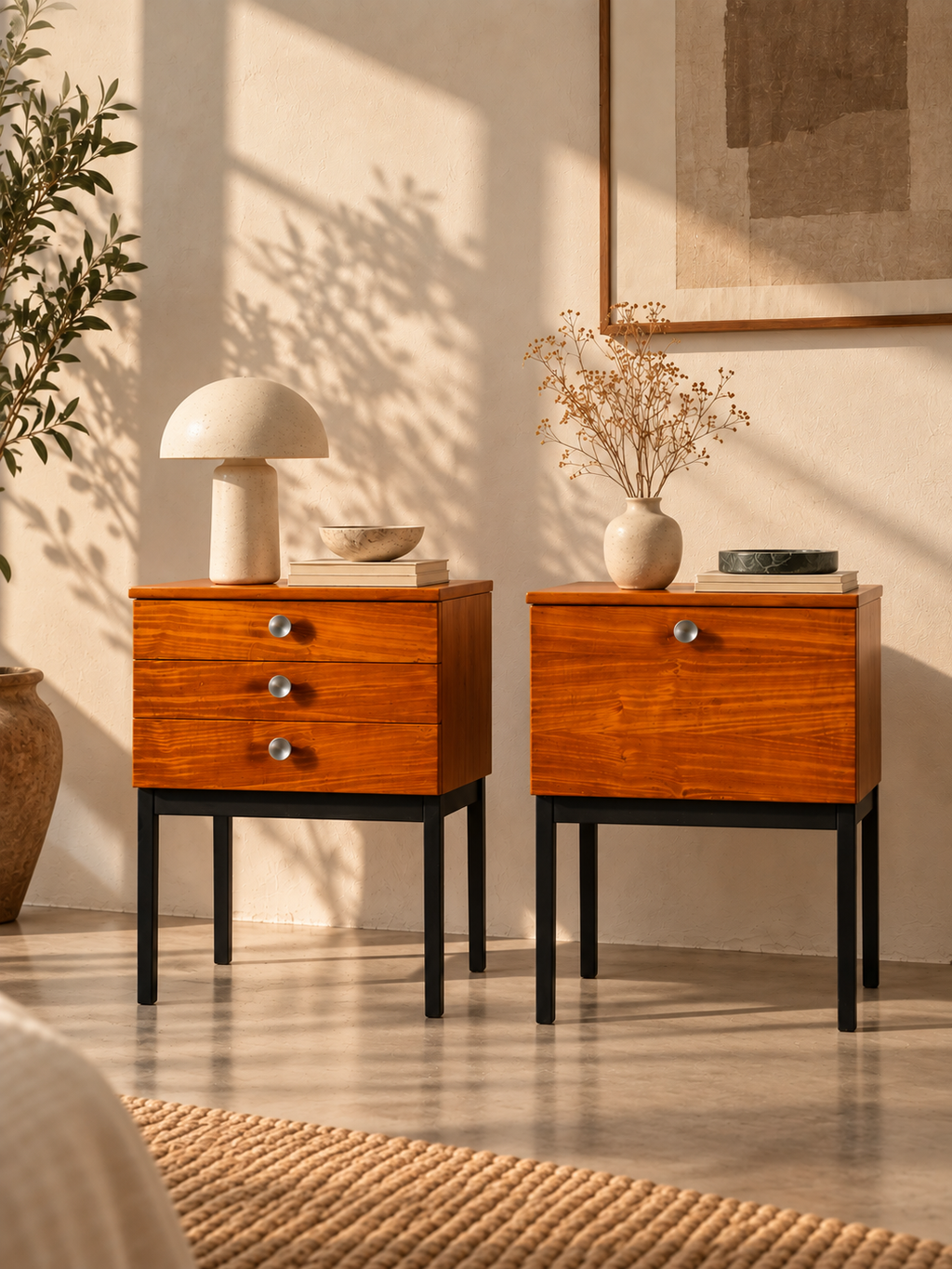 Paire De Chevets Jitona - Marron