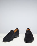 Penny Loafer Flex Antoine - Daim Noir - Semelle Gomme - Homme