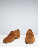 Penny Loafer Flex Antoine - Gamuza tabaco - Suela de caucho - Hombre