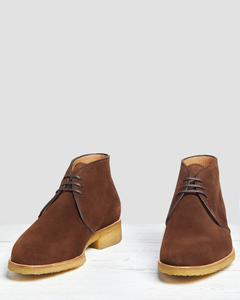 Chukka Gabin - Daim Chocolat - Semelle Crêpe - Homme