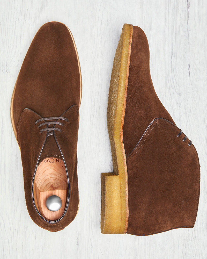 Chukka Gabin - Daim Chocolat - Semelle Crêpe - Homme