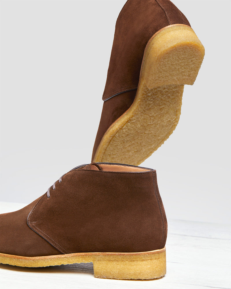 Chukka Gabin - Daim Chocolat - Semelle Crêpe - Homme