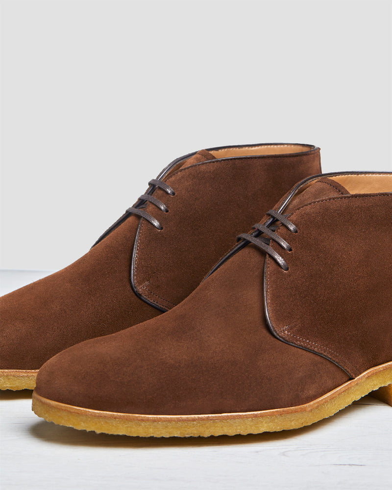 Chukka Gabin - Daim Chocolat - Semelle Crêpe - Homme