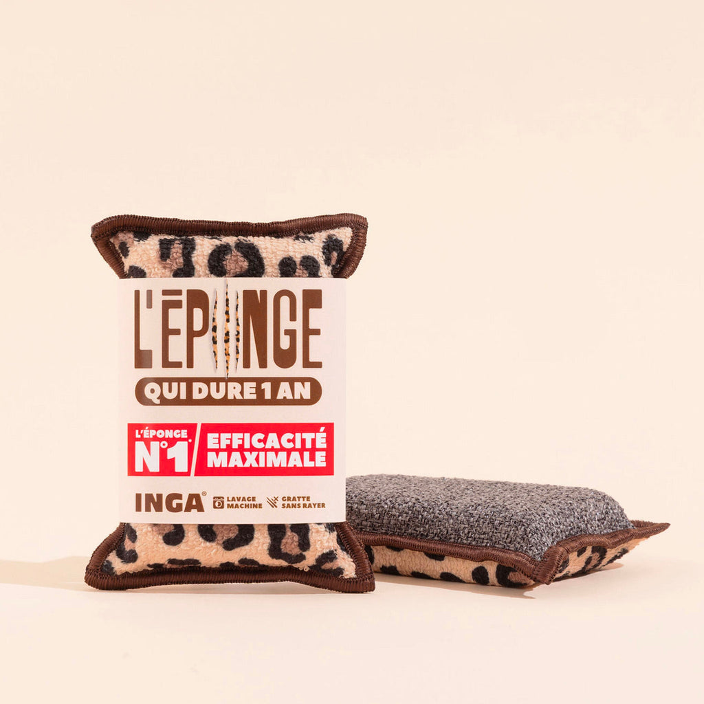 Éponges Lavables 4 Léopard