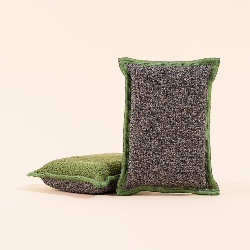 Duo D'Éponges Vert Olive