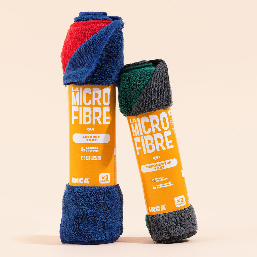 Pack Couleurs - Éponges, Éponge Acier et Microfibres
