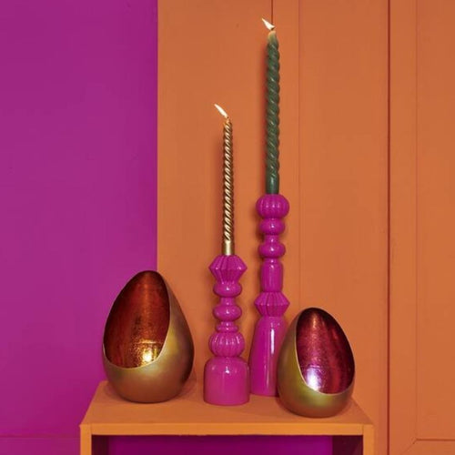 collection de bougeoir rose inside déco 