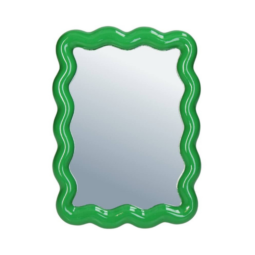 Miroir ondulé vert inside déco 