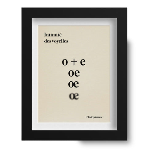 Intimité Des Voyelles