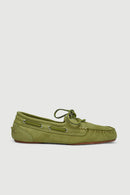 Chaussures Bateau Ivy - Nubuck Vert
