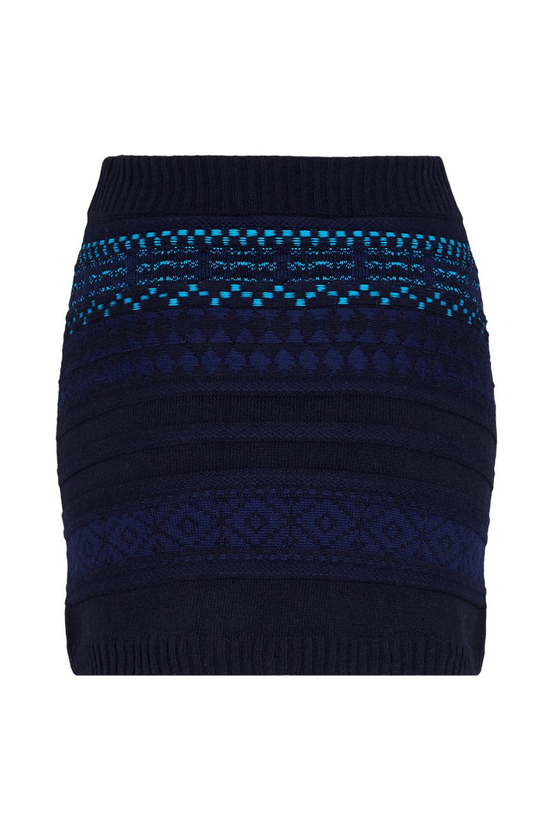 Jupe Mini - Bleu - Femme