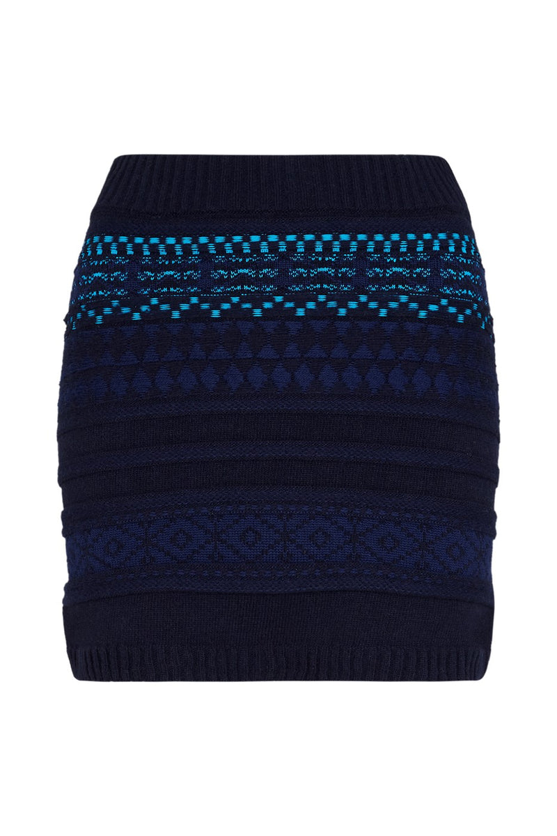 Jupe Mini - Bleu - Femme