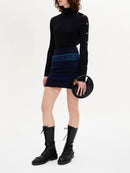 Jupe Mini - Bleu - Femme