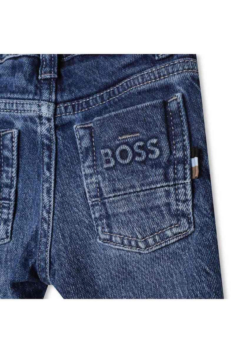 Pantalon Denim - Stone+Pulver - Bebe Garcon - Boss