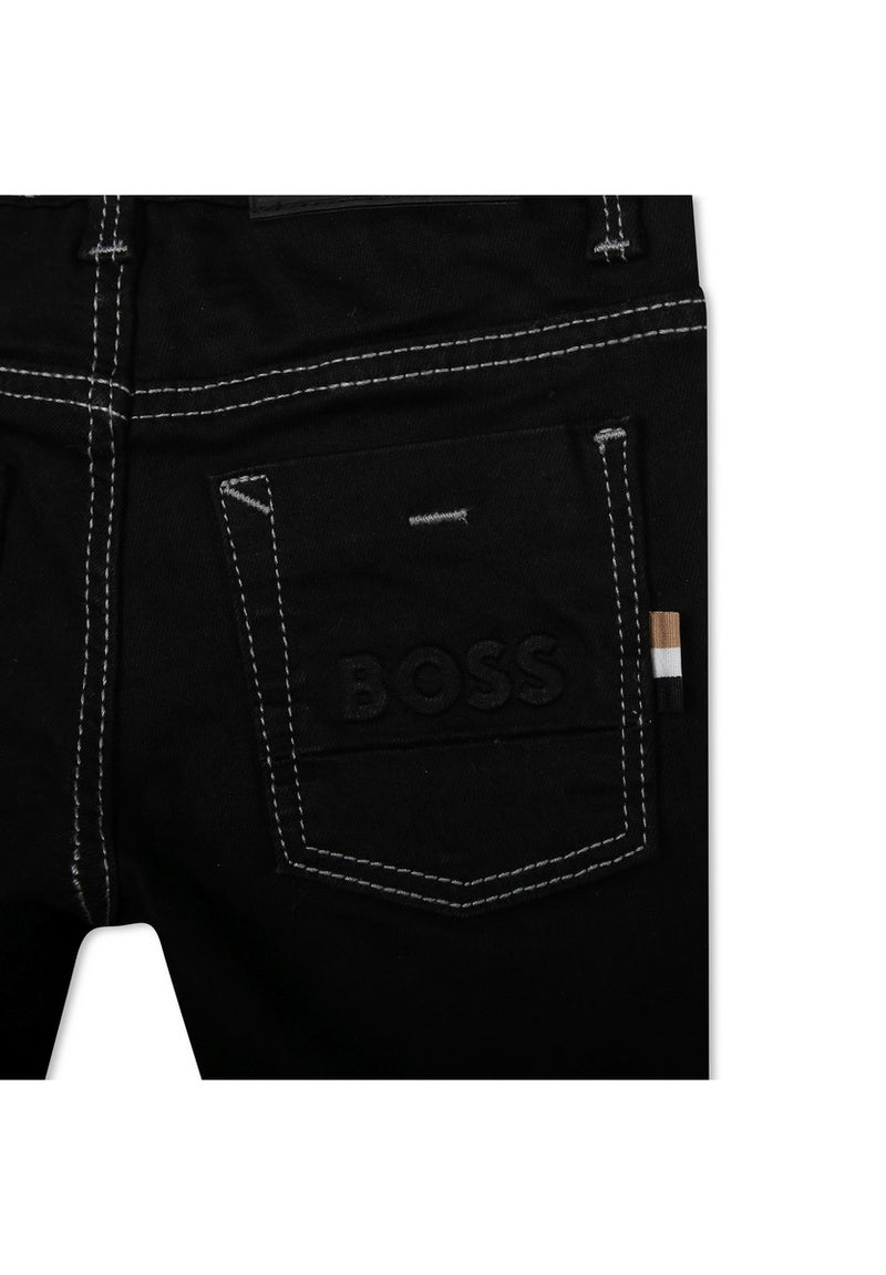 Pantalon Denim - Denim Black - Bebe Garcon - Boss