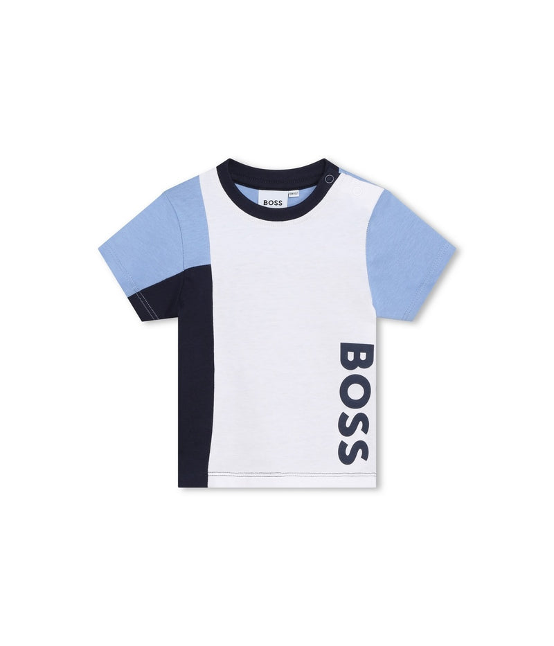 T-Shirt Manches Courtes - Blanc - Bebe Garcon - Boss