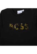 T-Shirt Manches Longues - Black - Bebe Garcon - Boss