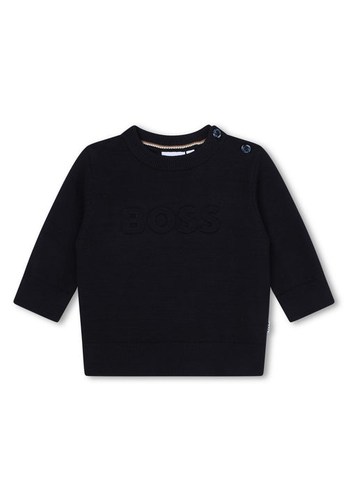 Pull - Bleu Cargo - Bebe Garcon - Boss