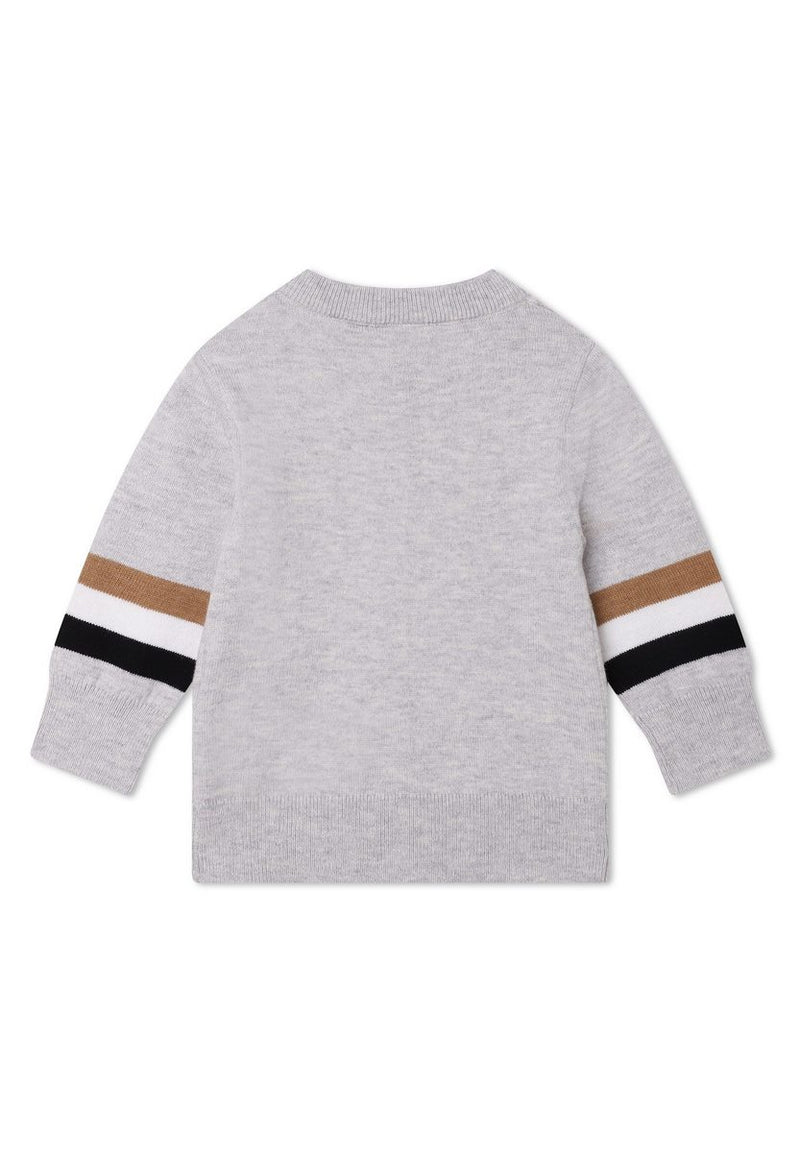 Pull - Gris Chine - Bebe Garcon - Boss