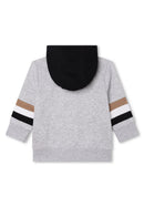 Cardigan A Capuche - Gris Chine - Bebe Garcon - Boss