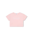 T-Shirt Manches Courtes - Rose Love - Fille - Boss