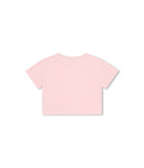 T-Shirt Manches Courtes - Rose Love - Fille - Boss