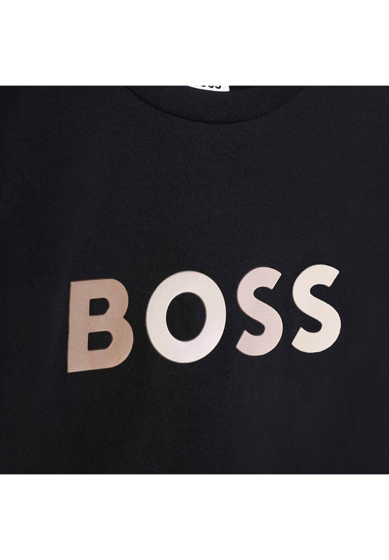 T-Shirt Manches Courtes - Black - Fille - Boss