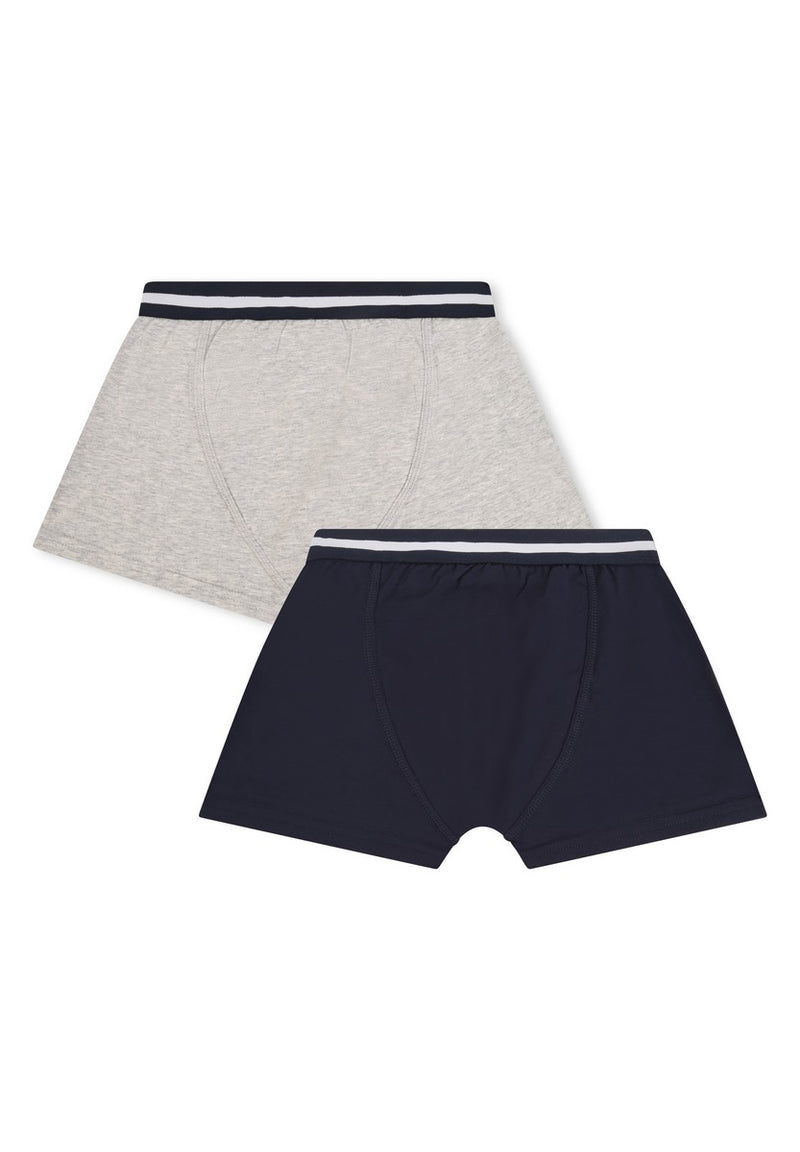 Lot De 2 Boxers - Bleu Cargo - Garcon - Boss