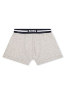 Lot De 2 Boxers - Bleu Cargo - Garcon - Boss