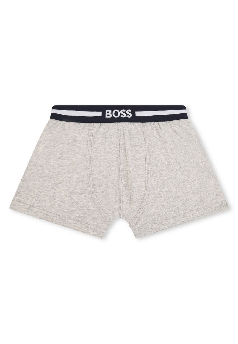 Lot De 2 Boxers - Bleu Cargo - Garcon - Boss